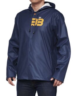 100% Bb33 Mala Jkt W/ Hood Nvy Lg
