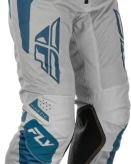 Fly Racing Kinetic Mesh Sym Pants Grey/Blue Size 28