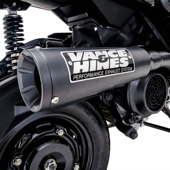 Vance & Hines Black Slip-On Exhaust Upsweep Fits Honda Navi 2017-2022