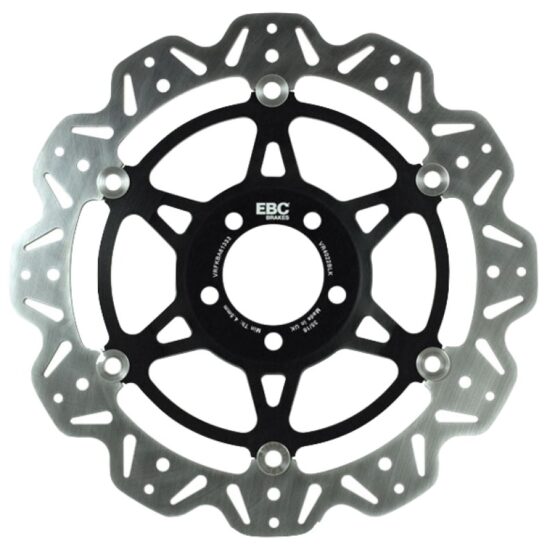 VEE Style Brake Rotors - Black Center Front Set - Image 2