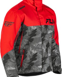 Fly Racing SNX Pro Snow Jacket Red/Black - Men's XL