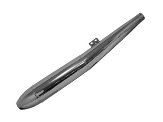 Chrome Replacement Right Exhaust Muffler