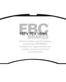 Ultimax2 Front Brake Pads by EBC Fits 08-13 Cadillac CTS 3.6 (315mm Rear)