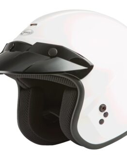 GMAX Youth OF-2Y Open Face Helmet White Gloss YM