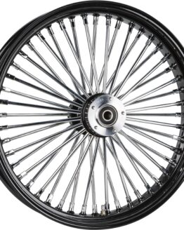 HardDrive 48-Spoke Black Front Wheel 21x3.5in 3/4in Axle For 00-up