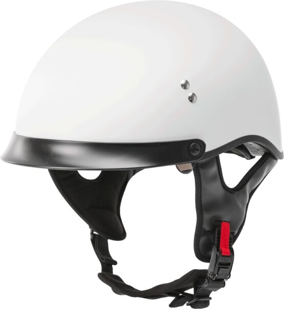GMAX HH-65 Half Helmet Full Dressed Matte White 2X-Large - Image 5