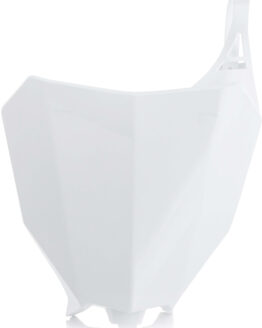 Front Number Plate - White