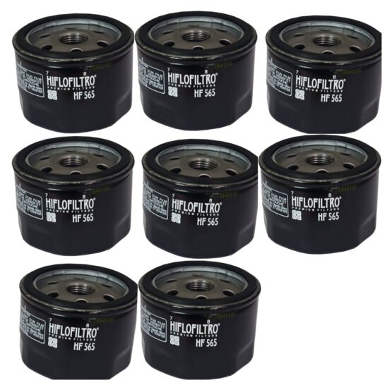 HF565 Oil Filter - Black - 8 Pack