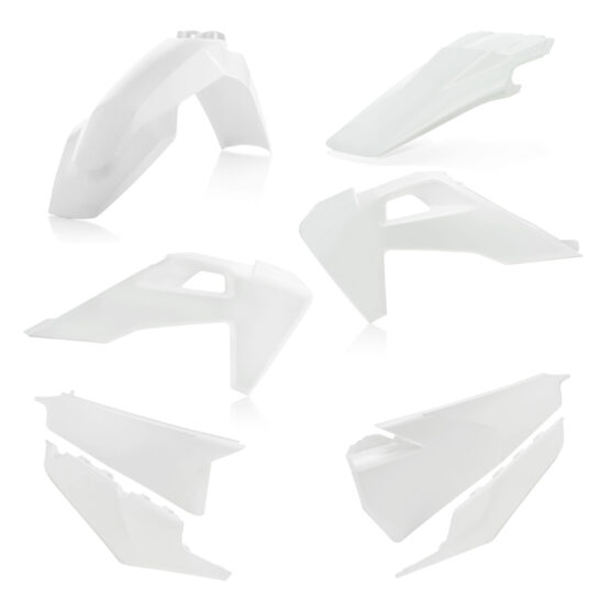 Acerbis Plastic Kit White For 19-22 Husqvarna TC FC FX TX 125-450