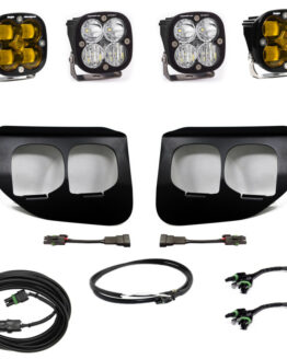 Baja Designs Ford Super Duty Fog Lights Amber SAE/Sport 20+ w/Upfitter