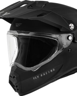 Fly Racing Trekker Solid Helmet Matte Black X-Small