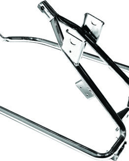 HardDrive Saddlebag Support Kit Chrome For Harley FLT 1993-2013