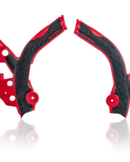 Acerbis X-Grip Frame Guards Red/Black For Beta RR 2013-2019