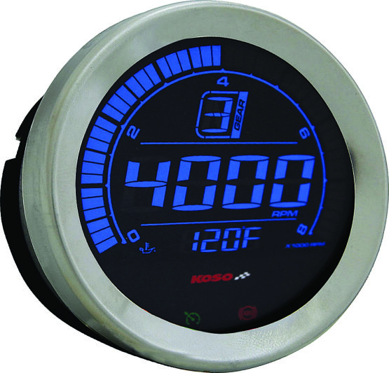 Digital Harley Gauge Cluster Silver - Image 14