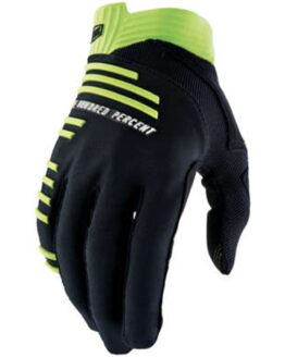 100% Men's R-Core Gloves Black/Lime XL