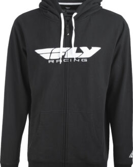 Corporate Zip Up Hoodie Black Large