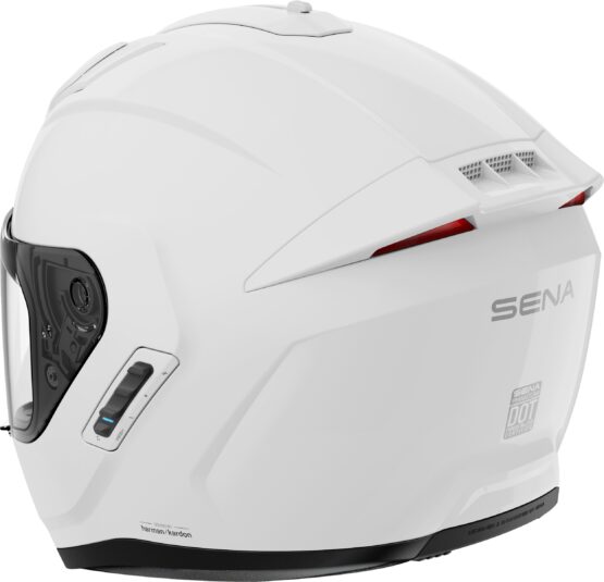 Sena Phantom Smart Full Face Helmet Gloss White Large - Image 9
