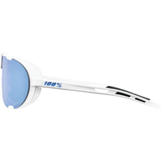 100% Westcraft Sunglasses White Frame Blue Lens Unisex Adults - Image 3
