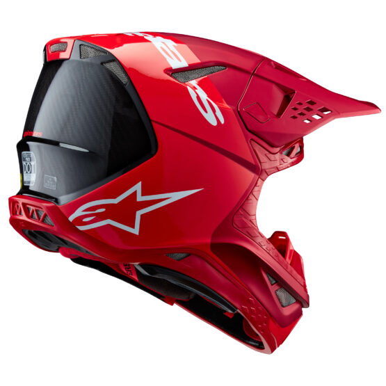 Alpinestars Supertech S-M10 Flood Helmet Red Fluo/Red 2X-Large - Image 2