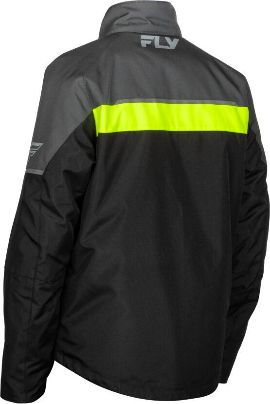 Fly Racing Aurora Snow Jacket Grey/Black 2X - Image 2