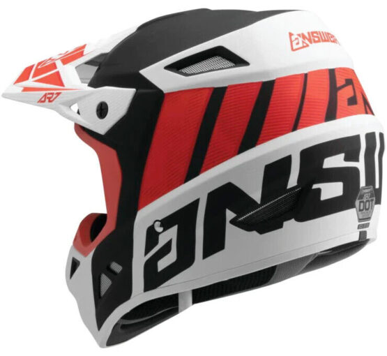 Answer AR7 Hyper Mips Helmet Red/White - Large - Image 4