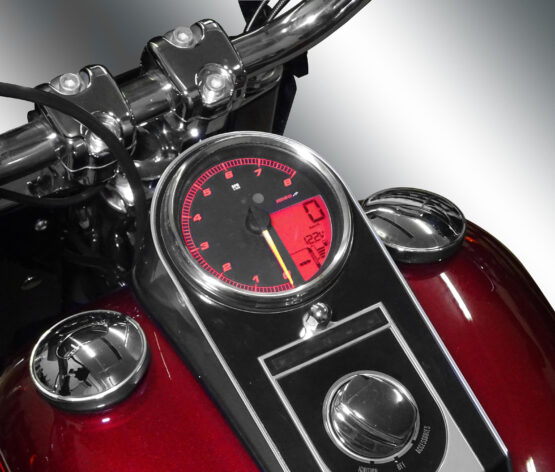 4.5" Multifunction Speedometer For Tank Mounted H-D Models w/ 5" Cup - Image 6