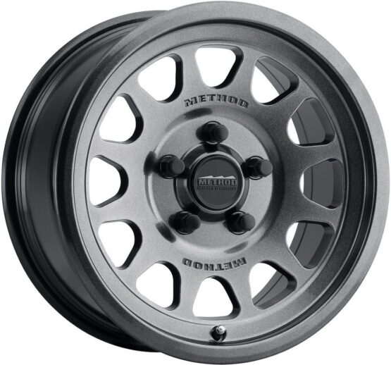MR414 Bead Grip 15x7 / 5+2/38mm Offset / 5x4.5 / 76mm CB Graphite Wheel - Image 3
