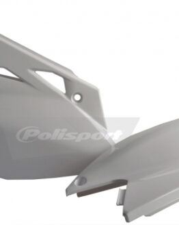 Plastic Side Number Plate - White