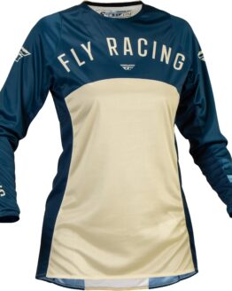 Fly Racing Women's Lite Jersey Navy/Ivory Small