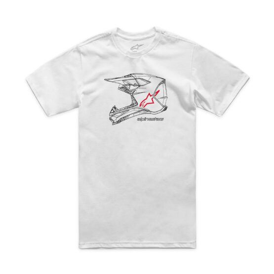 Alpinestars MX Helmet CSF Tee White X-Large