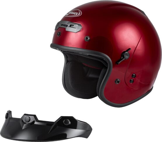 GMAX GM-32 Open-Face Helmet Candy Red 2X-Large - Image 6