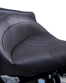 Danny Gray BigIST Solo Leather Seat Black Fits 06-17 HD FLSTF/B 06-07 FXST