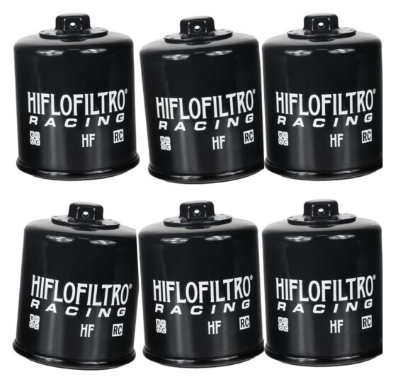 HF153RC Race Oil Filter - Black - 6 Pack