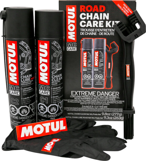 MOTUL Road Chain Care Kit - Complete Drive Chain Cleaning Kit