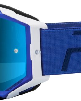 Fly Racing Zone Pro Goggle Blue with Sky Blue Mirror Lens