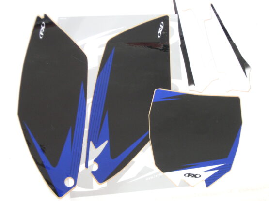 Factory Effex Black Number Plate Background Graphics For 10-13 YZ250F