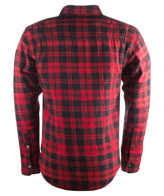 Highway 21 Marksman Flannel Black/Red Medium Men's Riding Shirt - Image 9