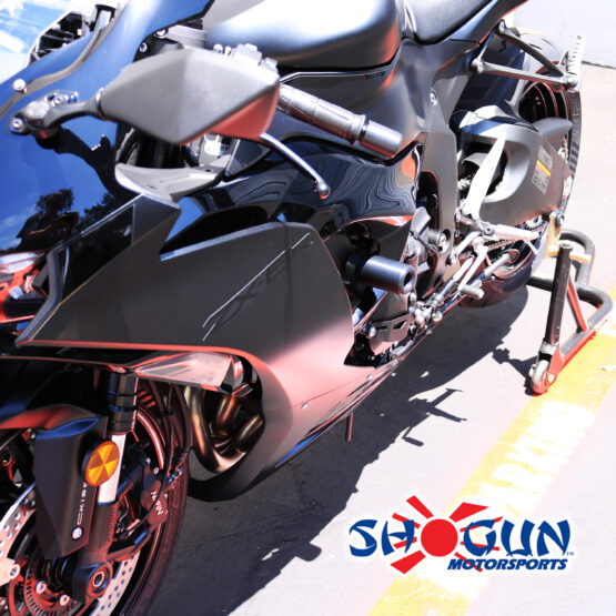 Shogun Frame Sliders No Cut Black For Kawasaki ZX-6R/ZX-6RR 2024-2025