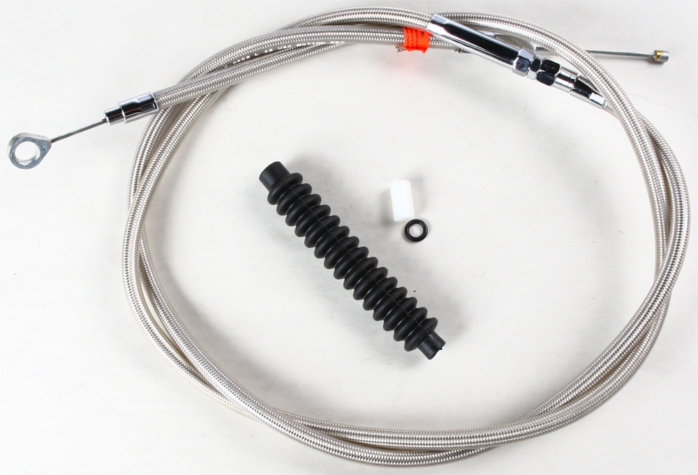 Motion Pro Armor Coat Braided Stainless Clutch Cable LW For Harley-Davidson - Image 3