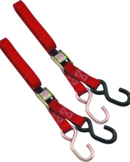 Bikemaster 1" x 72" Red Tie Downs Pack of 20