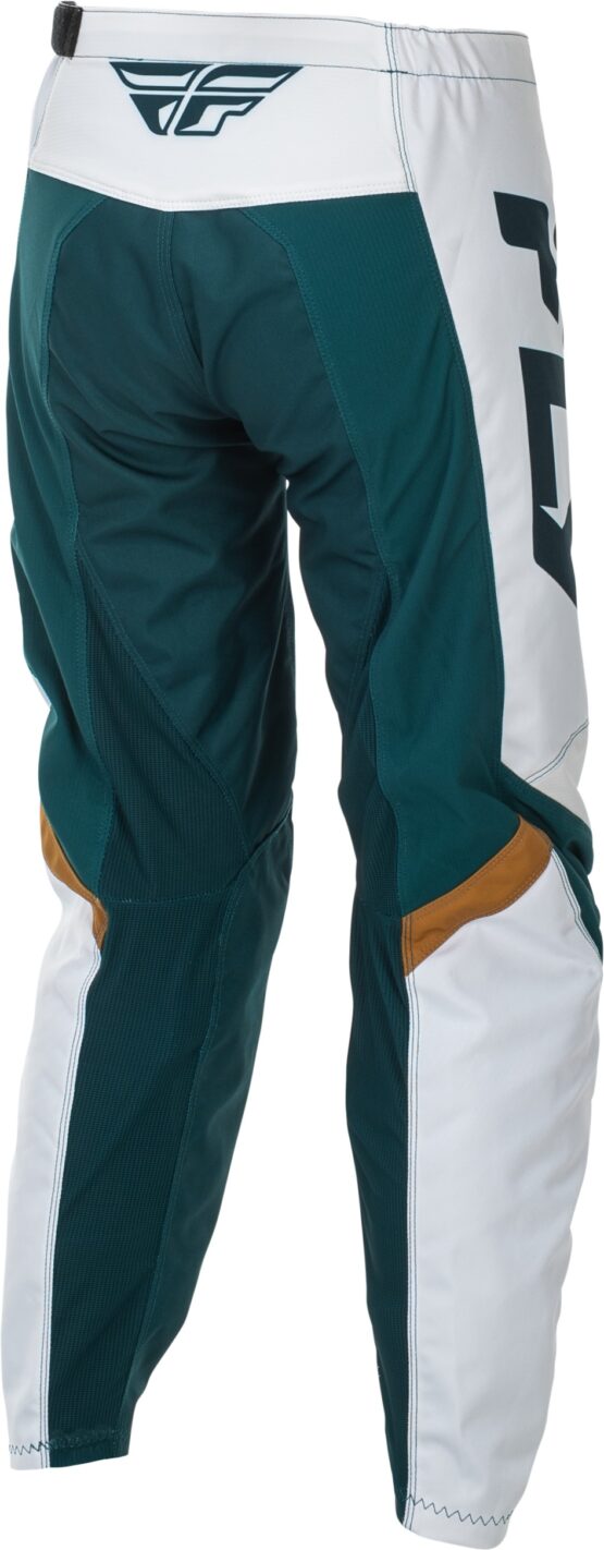 Fly Racing F-16 Women's Pants Teal/White/Gold US 07/08 - Image 4
