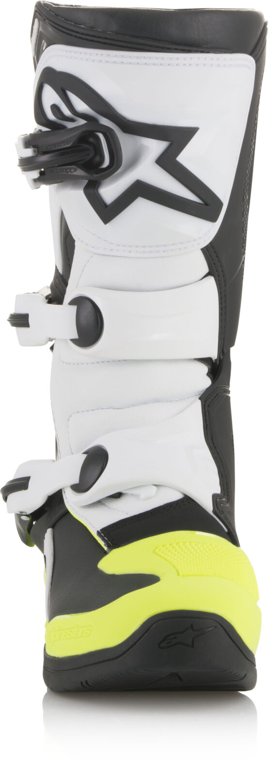 Tech 3S Boots Black/White/Yellow Size 7 - Image 6