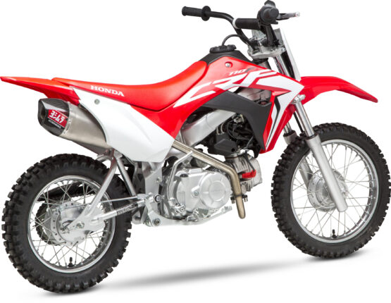 Yoshimura RS-9T Aluminum Full Exhaust CF Cap Silver Fits 2019+ Honda CRF110F
