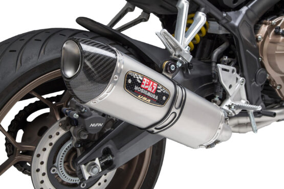 Yoshimura R-77 Full Exhaust Carbon Cap Stainless Fits 19-20 CB650R 14-18 CB650F