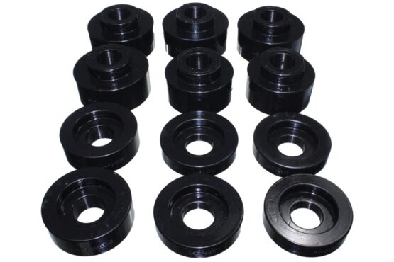 Black Body Mount Set Fits 08-16 Ford F-250/F-350/F-450/F-550 Super Duty