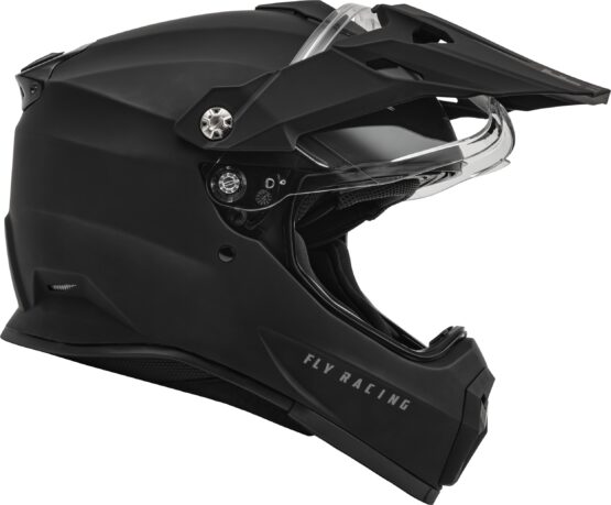 Fly Racing Trekker Solid Helmet Matte Black Medium - Image 4