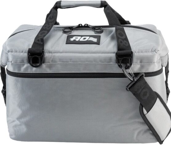 AO Coolers 24 Pack Ballistic Cooler Silver