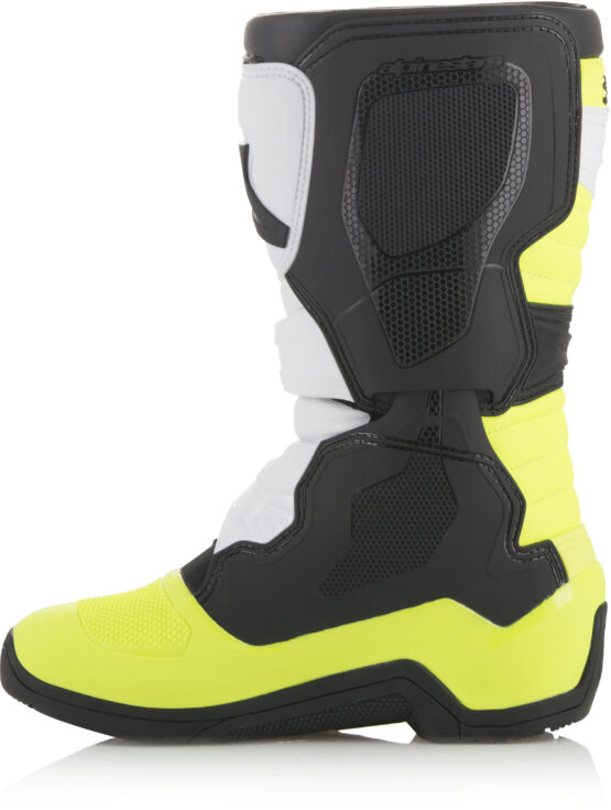Tech 3S Boots Black/White/Yellow Size 7 - Image 7