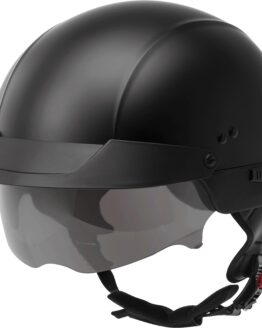 GMAX HH-75 Half Helmet Matte Black Medium