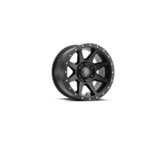 ICON Rebound 17x8.5 Satin Black Wheel 6x5.5 0mm Offset